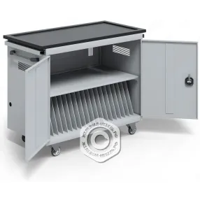 тележка для хранения и зарядки 20 ноутбуков с электросхемой