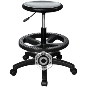 табурет лабораторный с полиуретановым сиденьем т10-в