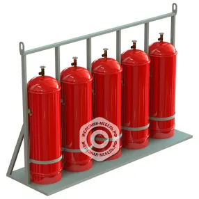 стойка для 5-ти газовых баллонов с пропаном на 50 литров сгмп-05м