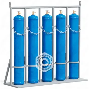 стойка для 5-ти газовых баллонов на 40 литров сгмк-05м