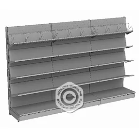 стеллаж торговый книжный 25 серия