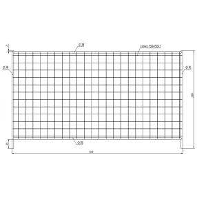 ограждение инвентарное строительное (исо) евро 2035
