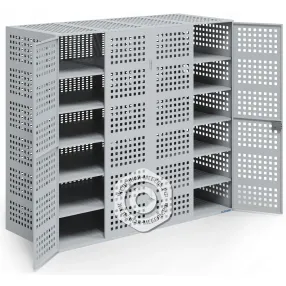 шкаф металлический сетчатый 2200х2500х1000 (10 полок)