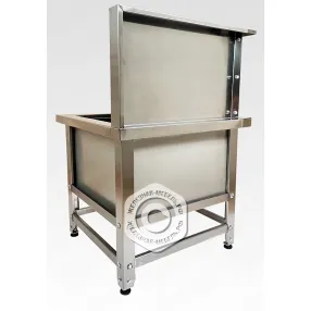 ванна моповая вмсн 500(800)х630х630 «norma inox», 1 м/о (облицовка г-обр., правая; ножка угловая)