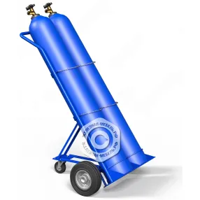 тележка для перевозки двух баллонов гб2, трехколесная
