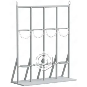 стойка для 4-х газовых баллонов на 40 литров сгм-04м