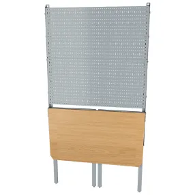 верстак откидной деревянный small, перфорация 1м