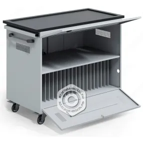 тележка для хранения и зарядки 20 ноутбуков с электросхемой