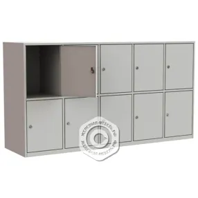 шкаф для сумок на 10 ячеек (800х1500х400)