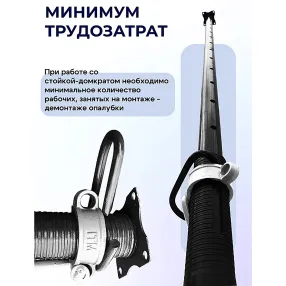 стойка телескопическая для опалубки 4,5 м