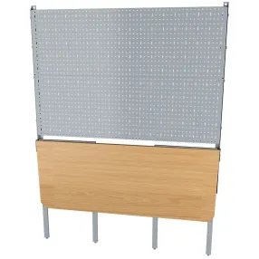 верстак откидной деревянный standart, перфорация 1м