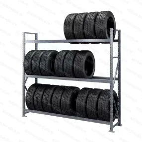 стеллаж ms pro z 2000х2100х400 (3 яруса, для колес)