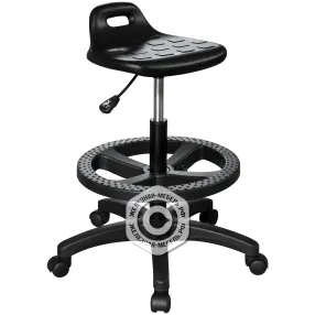 табурет лабораторный с полиуретановым сиденьем т10-в